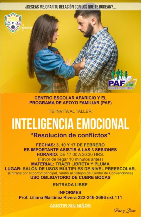 Taller De Inteligencia Emocional 2023|Centro Escolar Aparicio