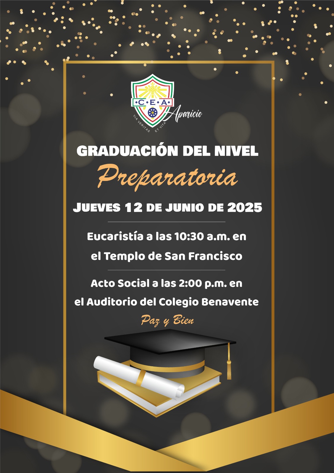 Anuncio, Graduación Nivel Preparatoria
