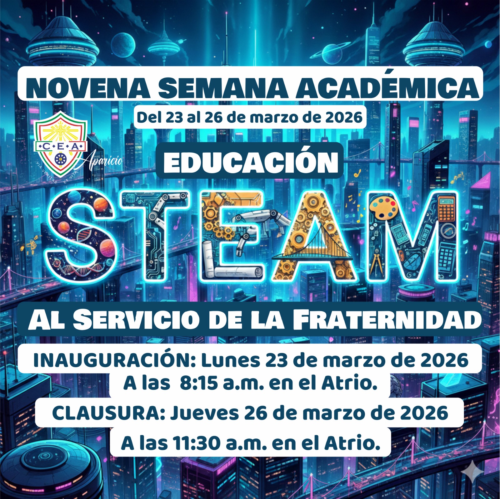 Educación STEAM, Novena Semana Académica
