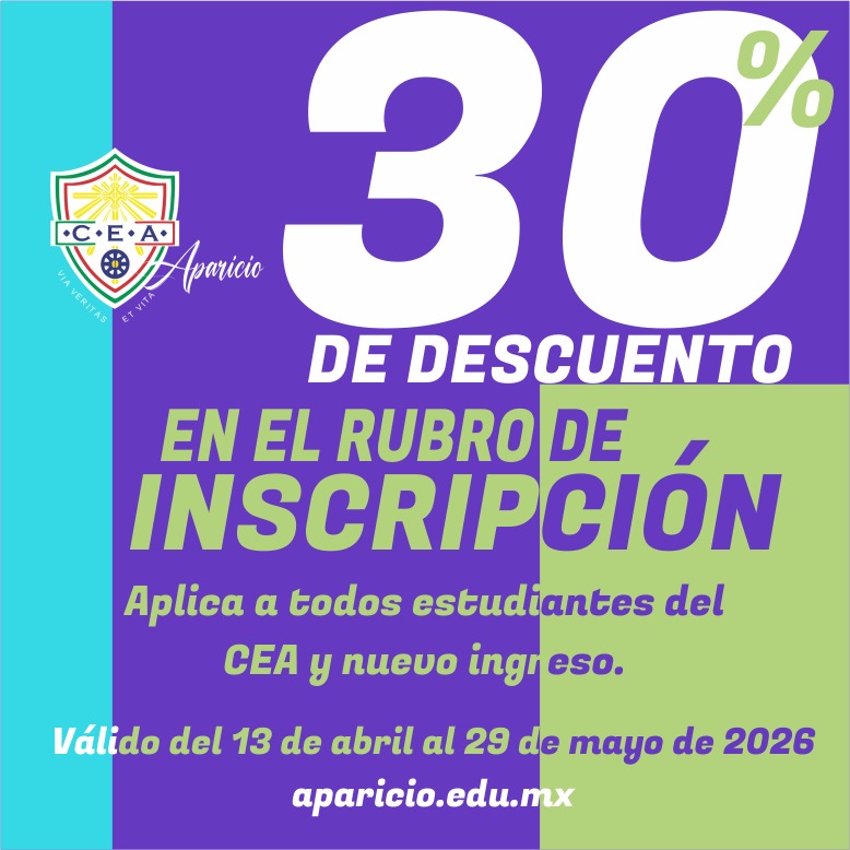 30% en el Rubro de Inscripción, Primavera 2026